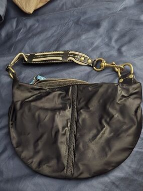 Coach Turquoise Leather Wristlet with Gold-Tone Zip